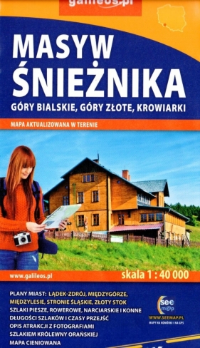 Masyw Śnieżnika - mapa turystyczna
