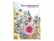 Kolorowanka antystresowa Tęcza kwiatowa