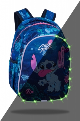 Coolpack, Plecak młodzieżowy Jimmy LED Disney Blue - Stitch (F110780)