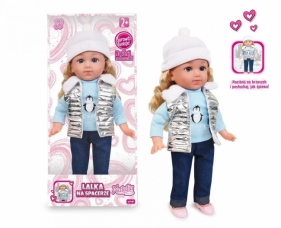 Lalka Natalia w srebrnej kamizelce 36cm