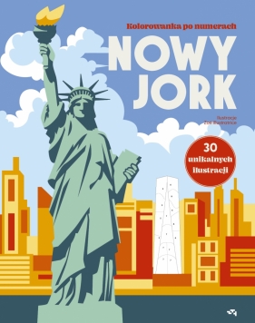 Nowy Jork. Kolorowanka po numerach - Zoé illustratrice