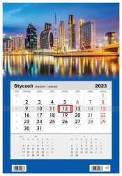 Kalendarz 2023 Jednodzielny Dubaj