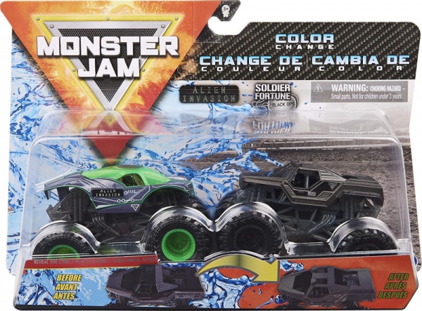 Pojazdy Monster Jam Alien Invasion vs Soldier Fortune (6044943/20124306)