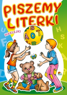 Kolorowanka. Piszemy literki - Dzieci z piłką (A5, 16 str.) - Opracowanie zbiorowe