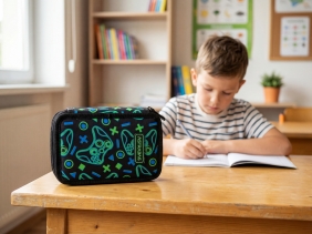 Astrabag, Piórnik podwójny z wyposażeniem - Game On, AC21