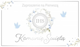 Zaproszenie Komunia (10szt)