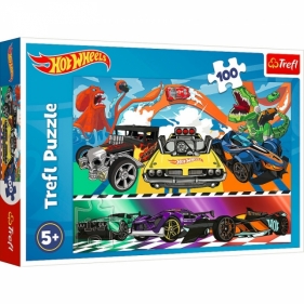 Puzzle 100 elementów Pędzące samochody Hot Wheels (16466)