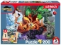 Puzzle 200 Straszne stworzenia + figurka G3