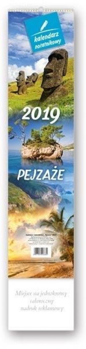 Kalendarz 2019 notatnikowy Pejzaże WN6