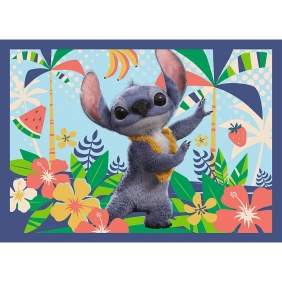 Trefl, Puzzle 4w1 Lilo & Stitch, Wakacje na Hawajach (34666)