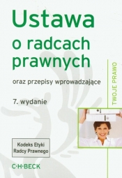 Ustawa o radcach prawnych oraz przepisy wprowadzające