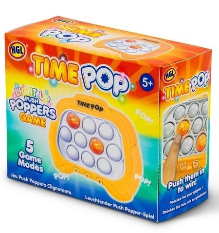Gra Time Pop Light Up Push Popper Pomarańczowa