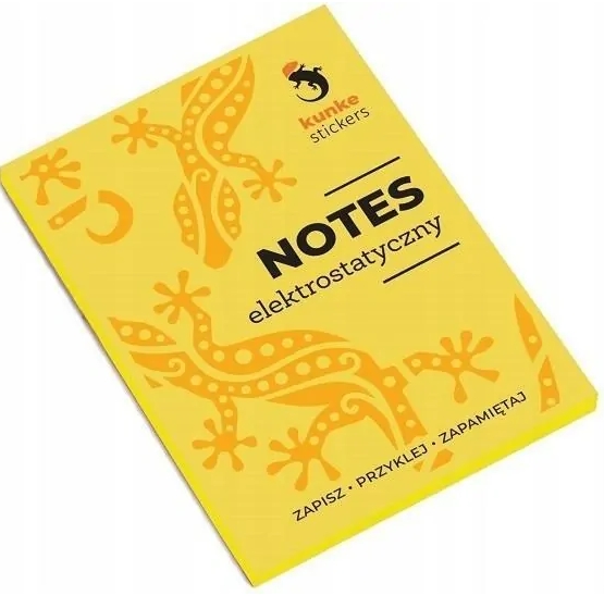 Notes elektrostatyczny żółty 100 karteczek