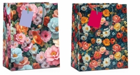 Torba prezentowa Flower 32x26x12cm MIX