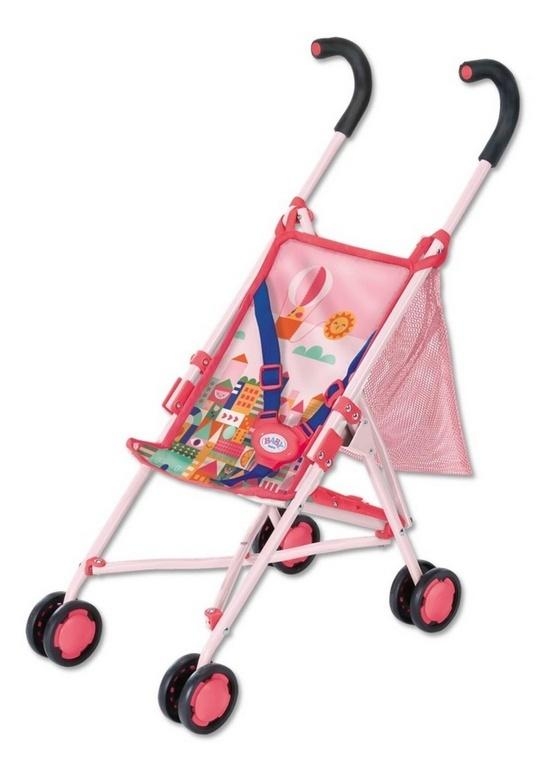 Baby born - Stroller with Bag Pink