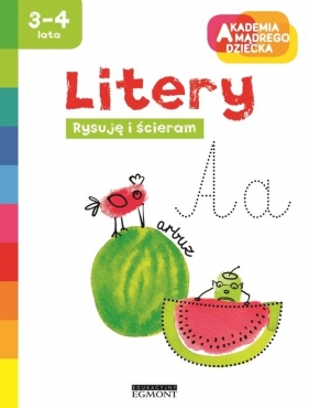 Litery Rysuję i ścieram + pisak (60665) - Marzena Dobrowolska