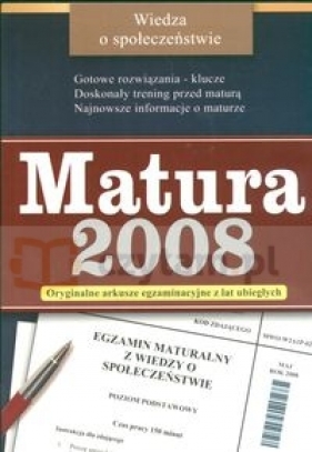 Matura 2008 Wiedza o społeczeństwie