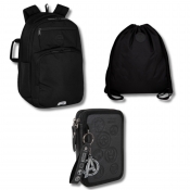 Pakiet szkolny Coolpack Black Collection - zestaw 1
