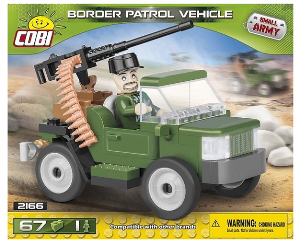Cobi: Mała Armia. Pojazd patrolowy straży granicznej (2166)