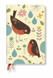 Kalendarz książkowy mini 2018 12M Mother Robin