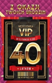 Karnet Urodziny 40 VIP - 06