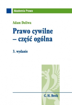 Prawo cywilne część ogólna - Doliwa Adam