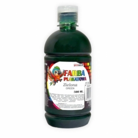 Farba plakatowa 500ml zielona