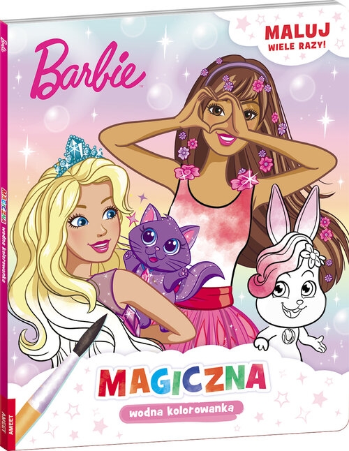 Mattel barbie dreamtopia. magiczna wodna kolorowanka