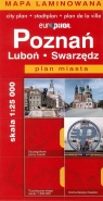 Poznań Swarzędz Luboń plan miasta skala 1:25 000