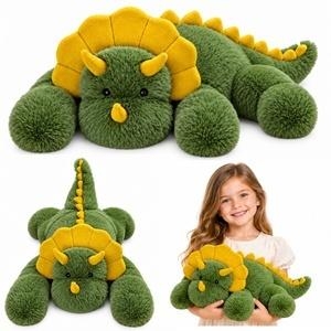 <img src='https://webimage.pl/pics/665/5/d5907990215665.jpg' style='height:440px' /> Pluszowy dinozaur długie łapy zielony 60cm