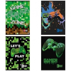 Zeszyt A5/32k linia dwukolorowa Game Zone, 1 szt