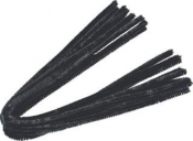 Drucik oplatany 50cm czarny 10szt