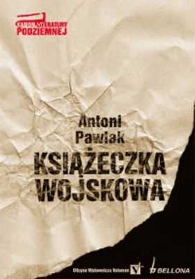 Książeczka wojskowa - Pawlak Antoni