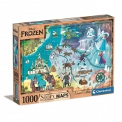 Puzzle 1000 elementów: Story Maps Frozen