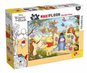 Puzzle podłogowe dwustronne Maxi 24 Kubuś Puchatek