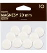 Magnesy Grand 20 mm biale op. 10 sztuk GRAND