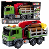 Ciężarówka transport z transportem drewna