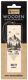 Zakładka drewniana Back to nature