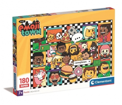 Puzzle 180 Super Kolor Emojii Town