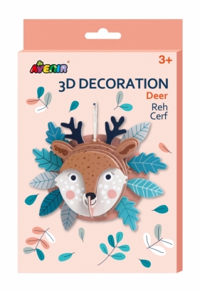 Dekoracja 3D - Jeleń (PZ205066)