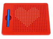 Magnetyczna tablica kulki i szalbony czerwona