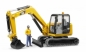Minikoparka CAT z figurka robotnika (BR-02466)