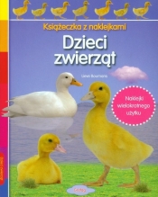 Dzieci zwierząt Książeczka z naklejkami - <br />