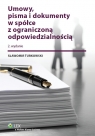 Umowy pisma i dokumenty w spółce z ograniczoną odpowiedzialnością