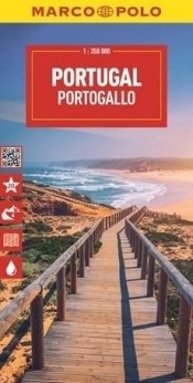 Mapa drogowa Portugalia 1:350 000 - Opracowanie zbiorowe