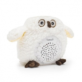 Sowa pluszowa z projektorem i muzyką