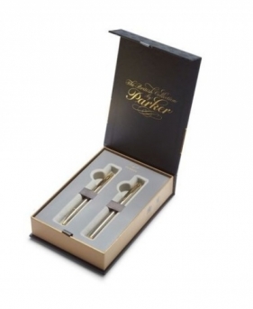 Zestaw długopis i pióro IM Brushed metal GT (S2010766)