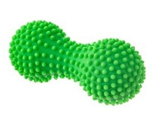 Wałek do masażu duoball zielony 15,5cm