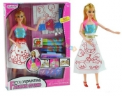 Lalka modelka kreator mody + pisaki studio mody - <br />