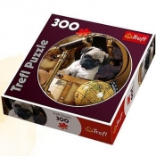 Mopsik globtroter Puzzle Okrągłe - <br />